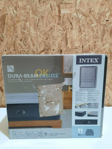 Auction Intex Nafukovací postel Dura-Beam Deluxe Comfort Plush 152x203x46 cm image