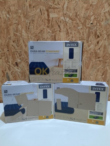 Auction 3 ks matrací Intex 64756 Dura Beam JR Twin 191×76×25 cm image