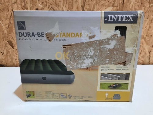 Auction INTEX 64761 Nafukovací postel Dura-Beam Downy Airbed 99x191x25cm image
