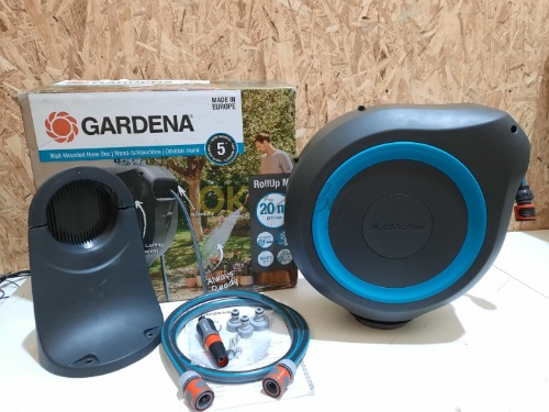 Auction Nástěnný box na hadici, RollUp M, tyrkysový, Gardena, G18610-20 image