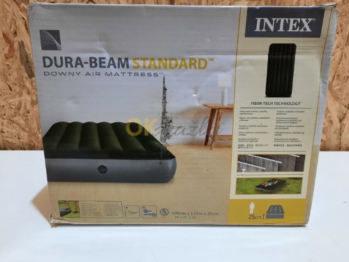 Auction Nafukovací matrace Intex Twin Dura-With Foot Bip 64761 191 x 99 x 25 cm image