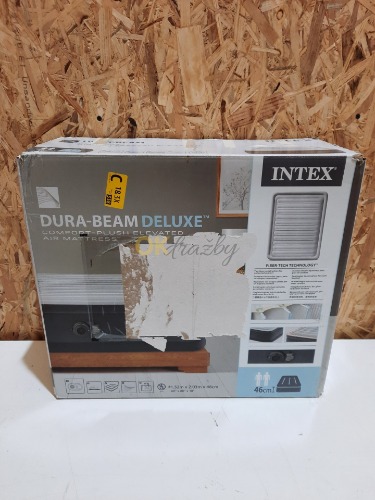 Auction Intex Nafukovací postel Dura-Beam Deluxe Comfort Plush 152x203x46 cm image