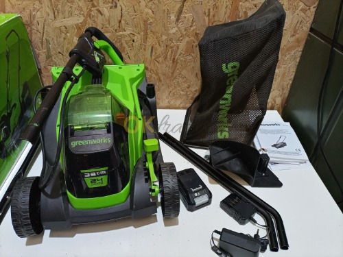 Auction Aku rotační sekačka Greenworks  GD24LM33 24V image