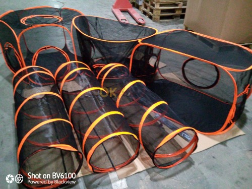 Auction 6v1 Tunelový stan pro kočky a psy – skládací venkovní hrací stan image