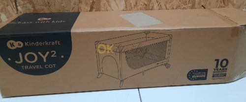 Auction KINDERKRAFT Postýlka cestovní Joy 2 Dark, šedá image