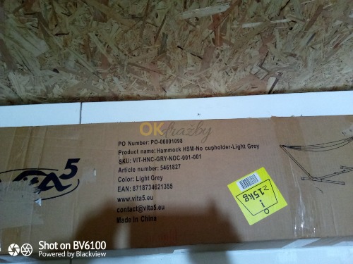 Auction Vita5 Houpací síť se stojanem – pro 2 osoby – nastavitelná délka – včetně přepravní tašky – nosnost 205 kg – šedá image