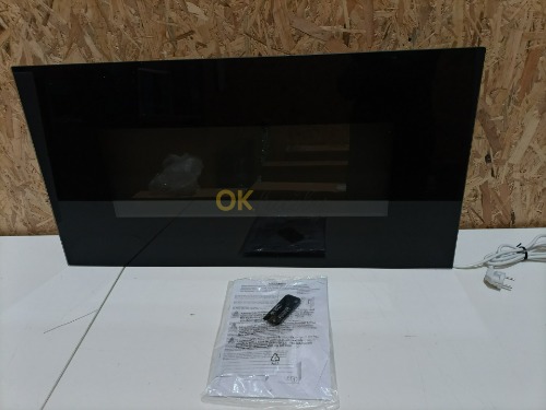 Auction IGOTHERM, Elektrický nástěnný krb AJ145-S s dálkovým ovládáním a ventilátorem VANCOUVER 1000/2000W, 220-240V/50Hz, 94x48x12cm image
