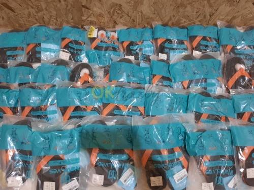 Auction 30 párů dětských oranžových žabek viz foto image