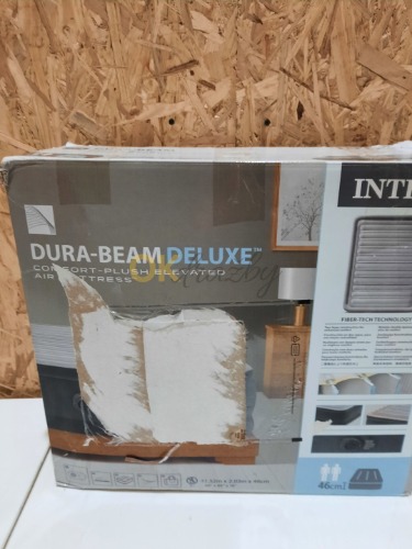 Auction Intex Nafukovací postel Dura-Beam Deluxe Comfort Plush 152x203x46 cm image