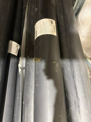 Auction Fólie hydroizolační z PVC-P DEKPLAN 77 šedá tl. 1,5 mm šířka 2,15 m (32,25 m2/role), střechy, zelené střechy, izolace atd. - 5 rolí TOP, drahá! image