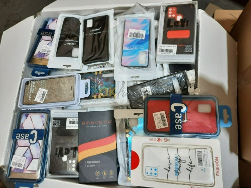 Auction Mix různých obalů a skel na telefony (většinou Samsung) – 250 kusů image
