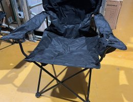 Auction Kempingová lehká skládací židle, černá image