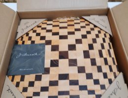 Auction Bursik Ti025 Titanové prkénko na krájení, hnědá, bílá image