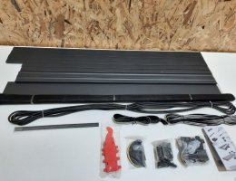 Auction Síťka proti hmyzu napínací rám dveří 100x210 cm, hliníkový image