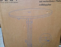 Auction BEST barový stůl Multiflex 26570000 110cm (V), Ø 80cm (ŠxH), kulatý, bílá image