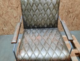 Auction Křeslo s opěrkami kožené Swansea image