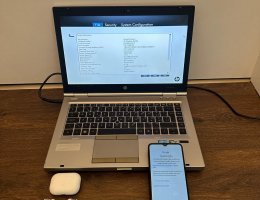 Auction Notebook HP EliteBook 8460p 2.7GHz i7/4GB, Honor X6(google účet), sluchátka image